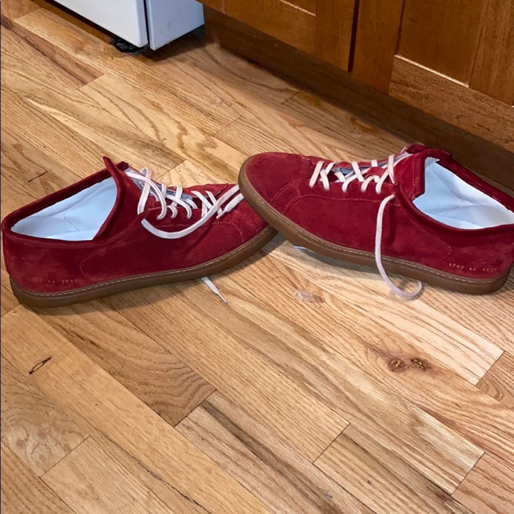 Common Projects red suede